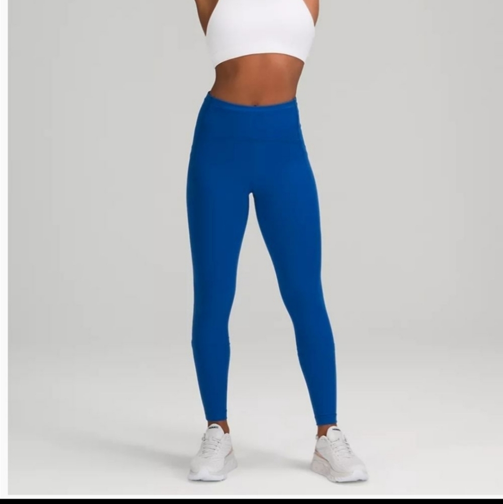 NWT Lululemon Swift Speedy Leggings Plus Size 20 Symphony Blue